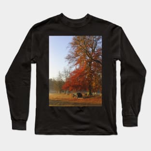 Autumn morning on Church Meadow Long Sleeve T-Shirt